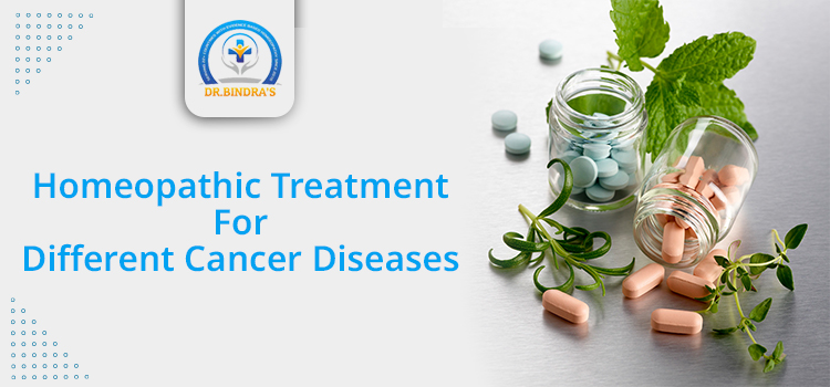 Which are the types of cancer diseases cured with homeopathy?